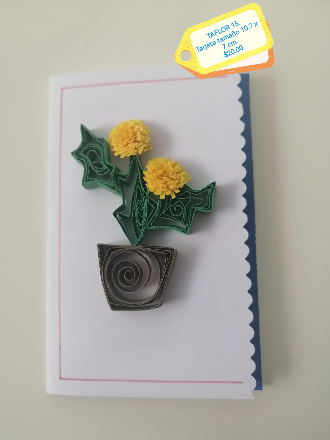 Tarjeta de flores